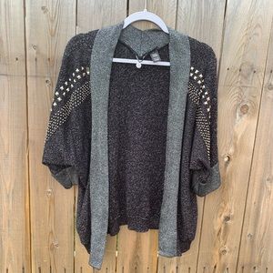 BKE Beaded & Studded Cardigan